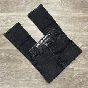 DKNY Jeans Madison Fit Black Flare Leg Mid-Rise Jeans Size 2